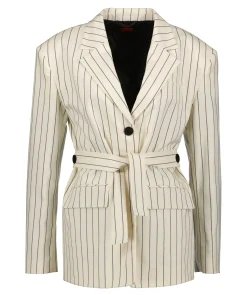 Aeva Pinstripe Blazer