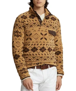 Aop Mockneck Sweater