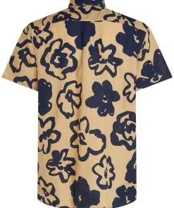 Big Floral Print Ss Shirt