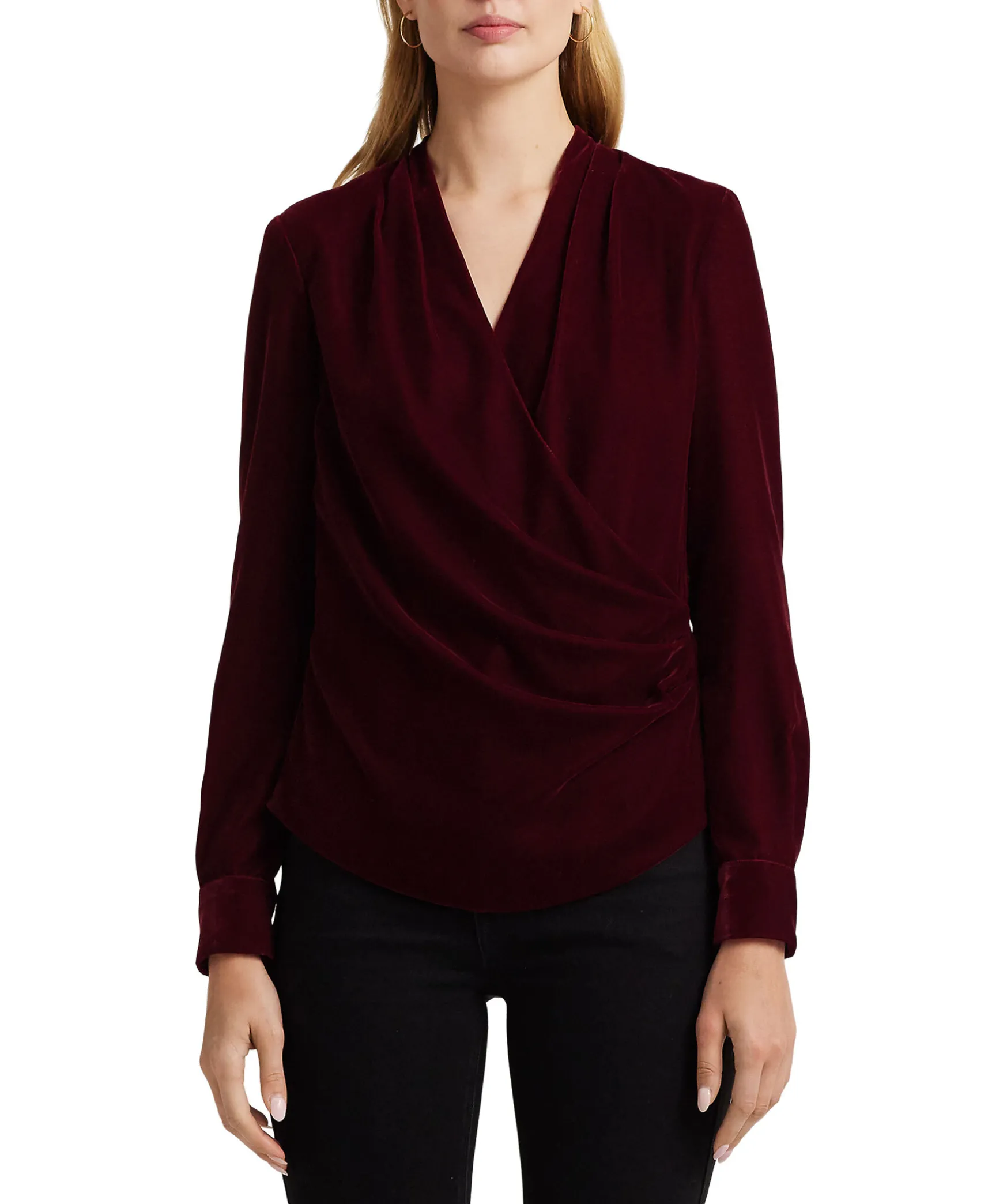 Clifette Velvet Ls Top