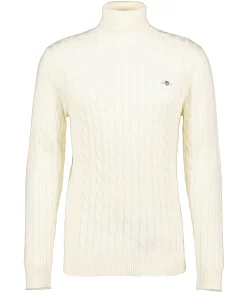 Cotton Cable Turtle Neck