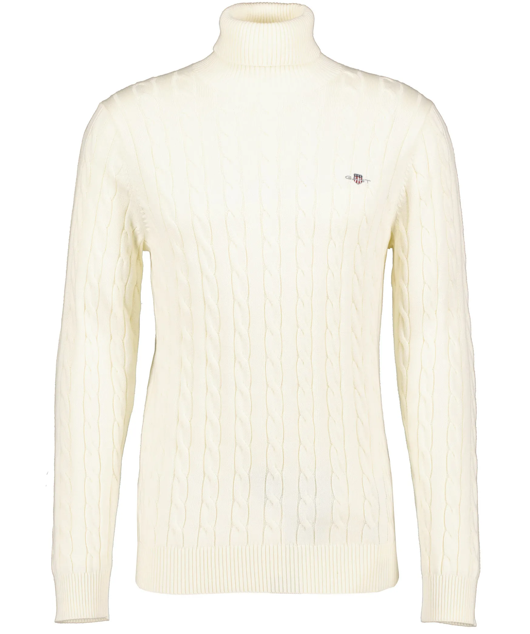 Cotton Cable Turtle Neck