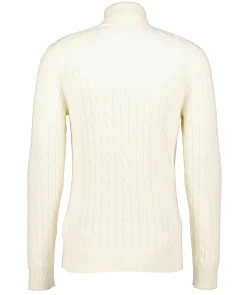 Cotton Cable Turtle Neck