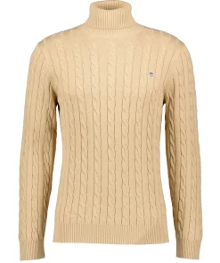 Cotton Cable Turtle Neck