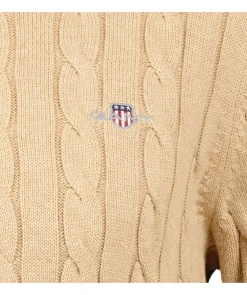 Cotton Cable Turtle Neck