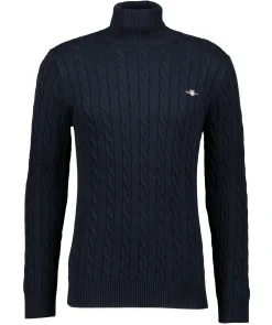 Cotton Cable Turtle Neck