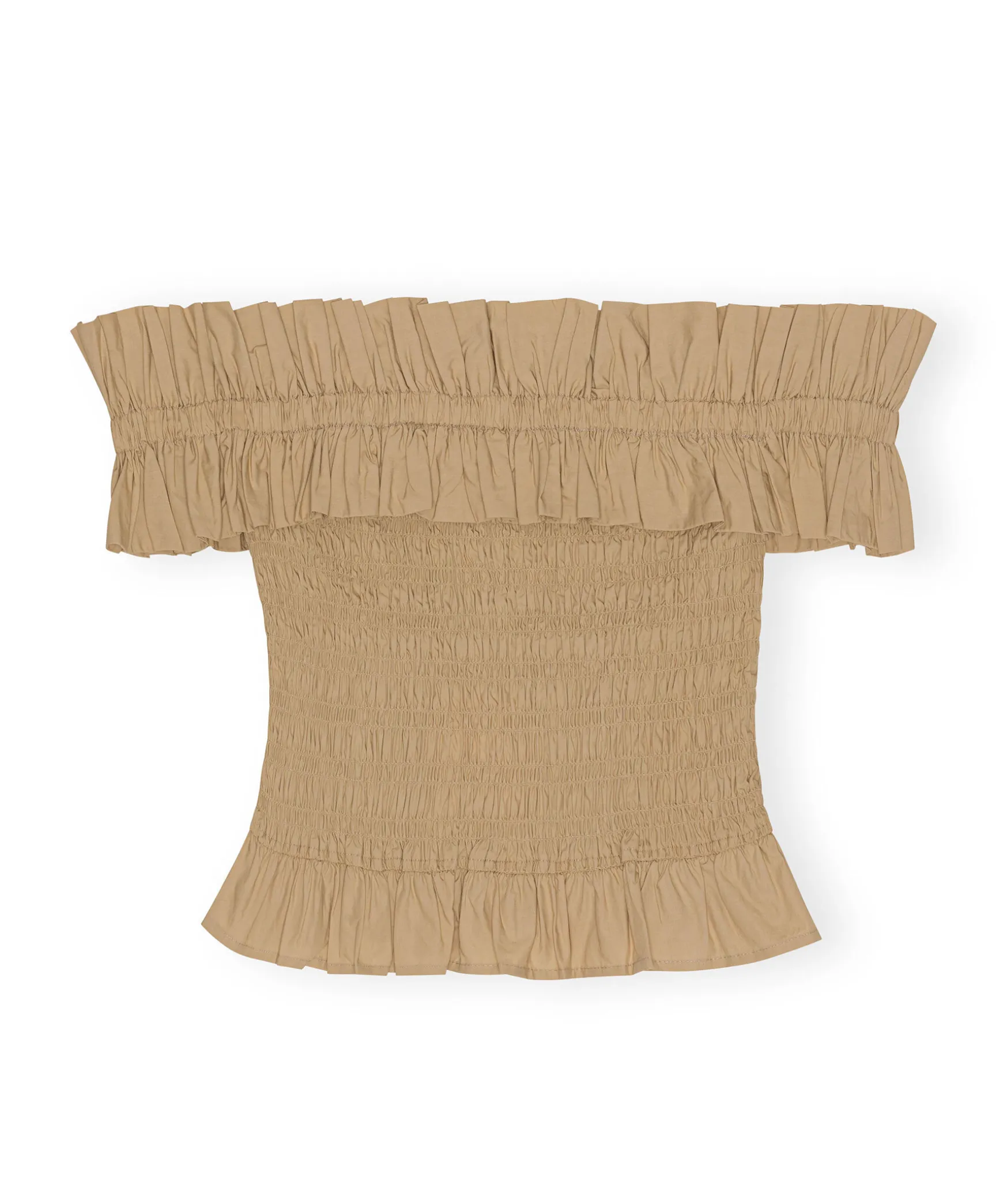 Cotton Poplin Smock Top