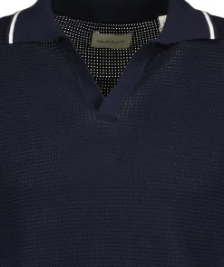 Cotton Texture Open Polo