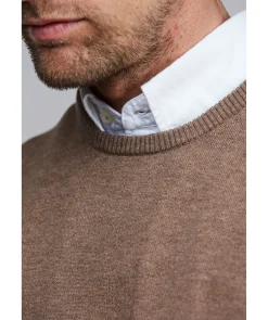 Crewneck Alcantara Patch