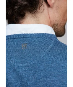 Crewneck Alcantara Patch