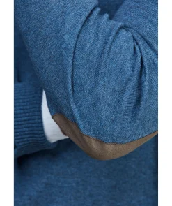 Crewneck Alcantara Patch