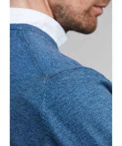 Crewneck Alcantara Patch