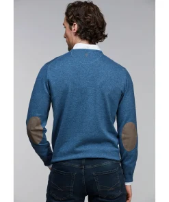 Crewneck Alcantara Patch