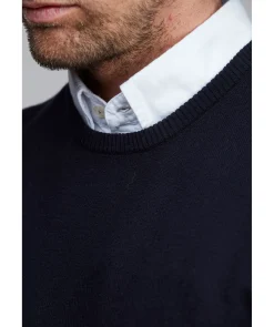 Crewneck Alcantara Patch