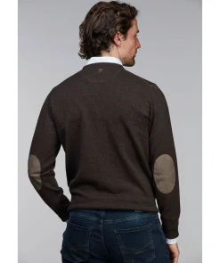 Crewneck Alcantara Patch