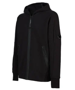 Diagonal Raised Zip Hood