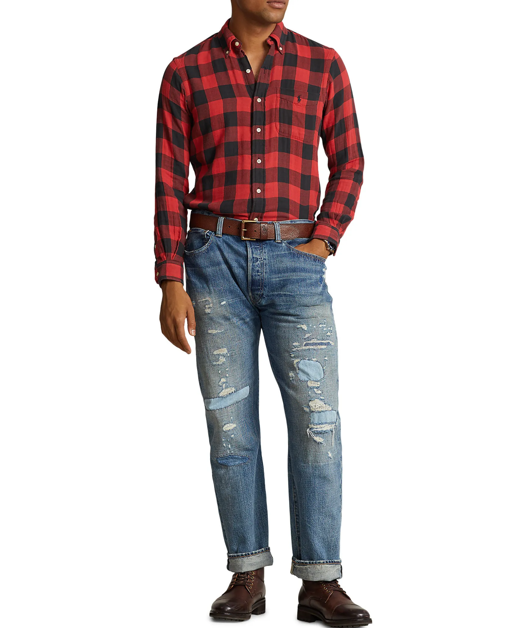 Double Face Check Shirt