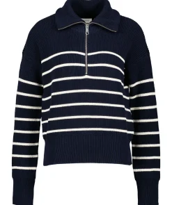 Faringso Striped Zip Knit