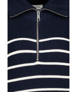 Faringso Striped Zip Knit