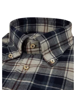 Fitted Body Flannel Check