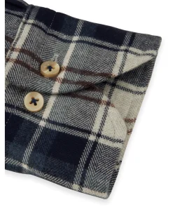Fitted Body Flannel Check