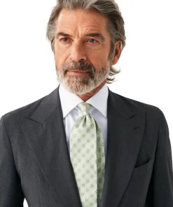 Floral Effect Twill Slim