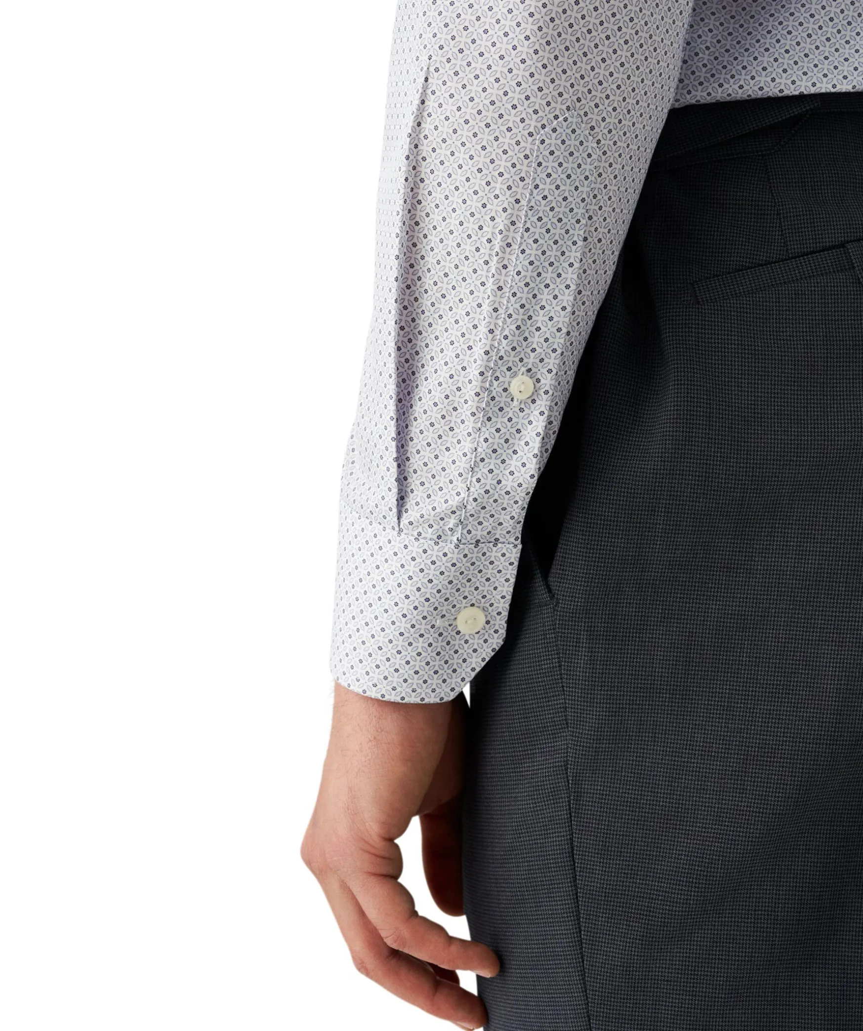 Floral Print Slim Shirt