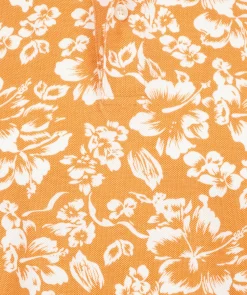 Floral Print Ss Pique