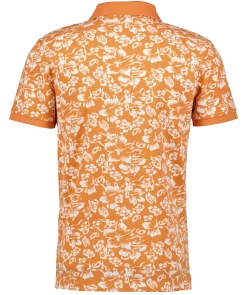 Floral Print Ss Pique