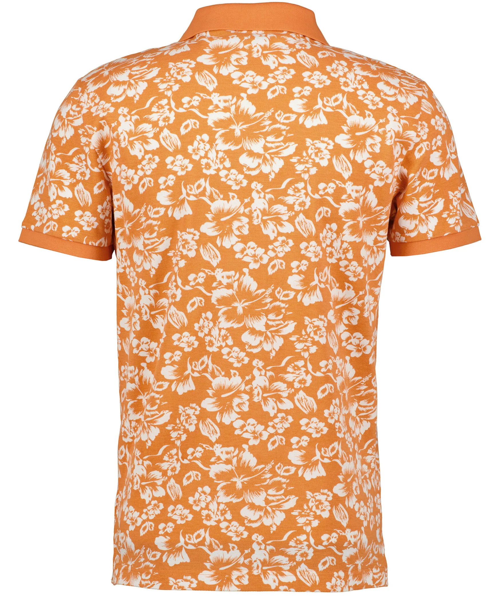 Floral Print Ss Pique