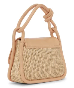 Knot Flap Raffia Bag
