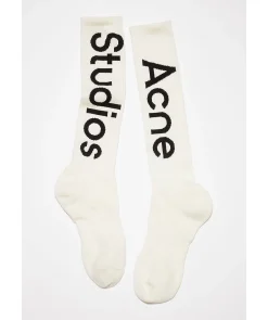 Long Logo Rib Sock