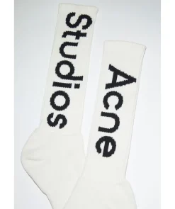 Long Logo Rib Sock