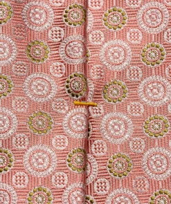 Medallion Print Silk Tie