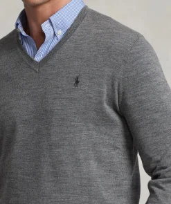 Merino Wool V-Neck