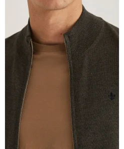Merino Zip Cardigan