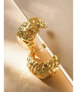 Molten Hoops Earring