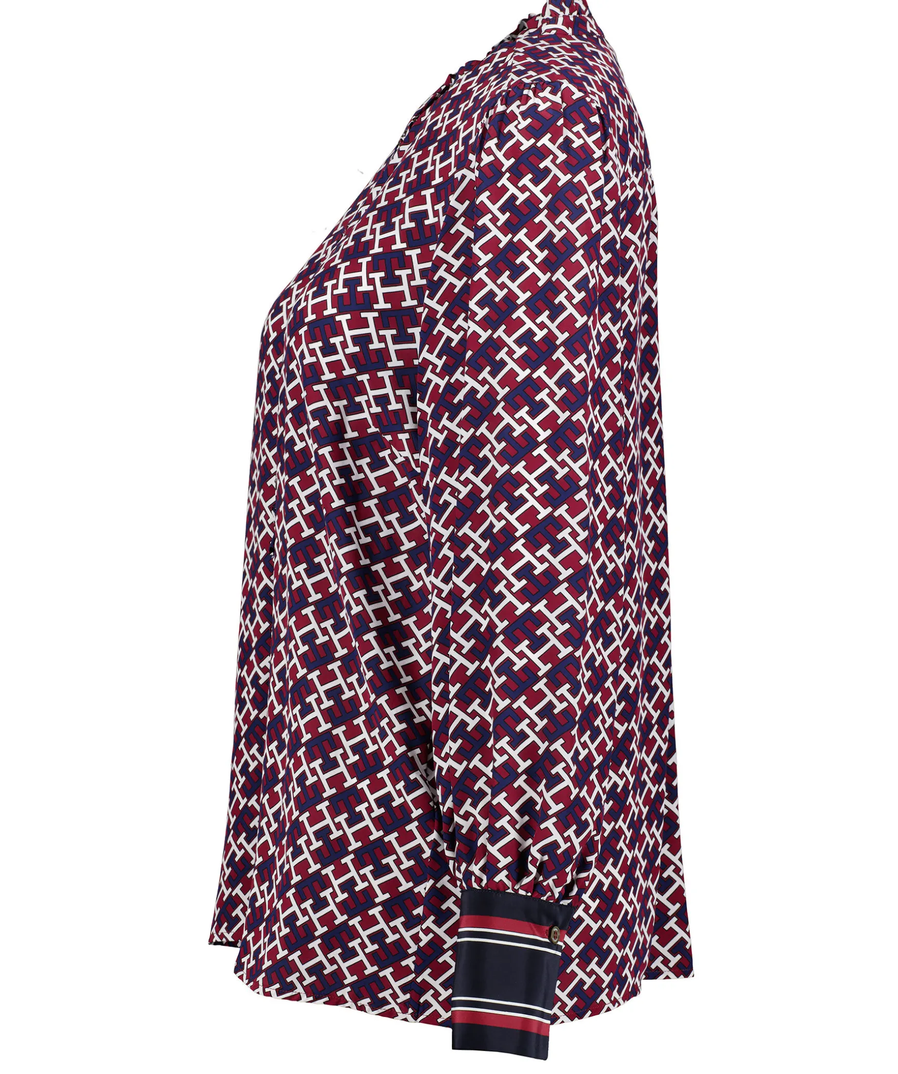 Monogram Frill Blouse