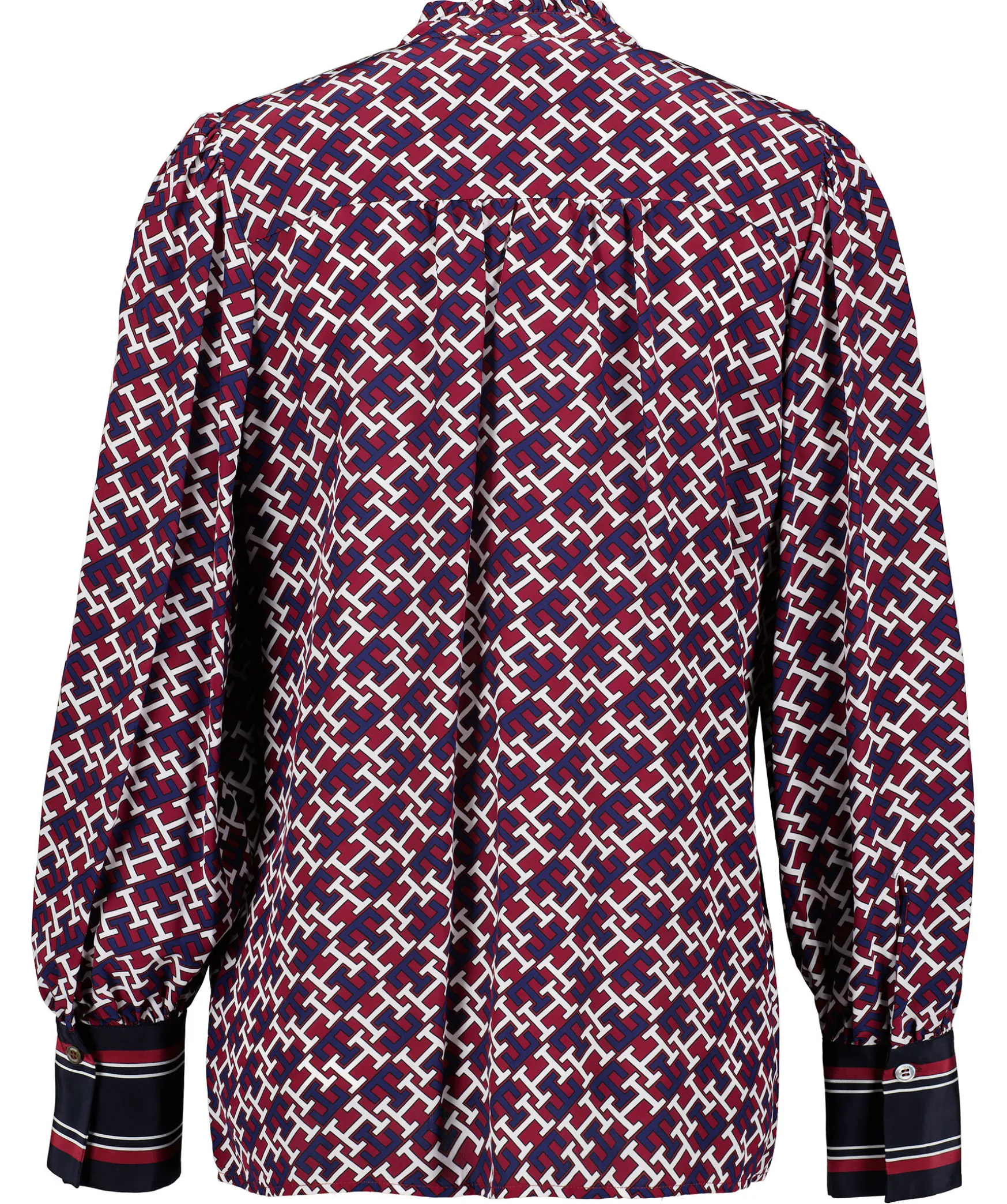 Monogram Frill Blouse