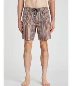 Multistripe Swim Shorts