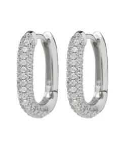 Pave Chain Link Earring