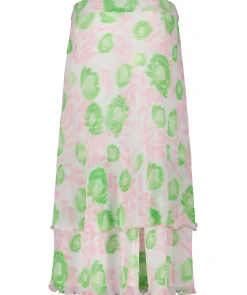 Pleated Georgette Skirt