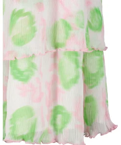 Pleated Georgette Skirt