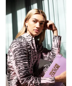 Prined Poplin Midi Dress