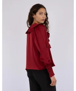 Sandie Sateen Blouse