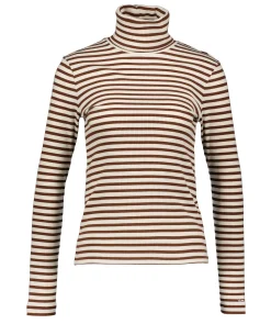 Slim Rib Turtleneck Top