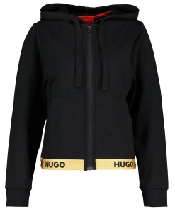 Sporty Logo Zip Hoodie