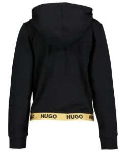 Sporty Logo Zip Hoodie