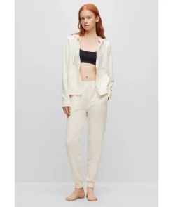 Sporty Logo Zip Hoodie