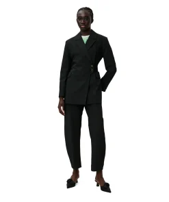 Stretch Pinstripe Blazer